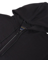 Shop Men's Black Plus Size Zipper Hoodie