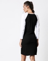 Shop Black Raglan Dress-Full