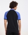 Shop Black Raglan Zipper Polo-Design