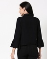 Shop Women's Black Relaxed Fit Denim Jacket