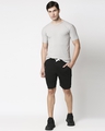 Shop Men's Black Raw Hem Shorts