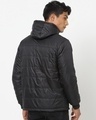 Shop Men's Black & Orange Reversible Puffer Jacket-Design