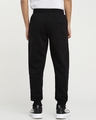 Shop Men;s Black Do It For Yourself Typography Joggers-Design