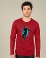 Shop Black Spidey Full Sleeve T-Shirt (FFHL)-Front