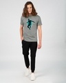 Shop Black Spidey Half Sleeve T-Shirt (FFHL)-Full
