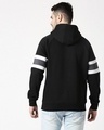 Shop Black Sports Trim Hoodie Sweatshirt-Full