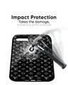 Shop Black Symbolic Pattern Printed Glass Back Case for Xiaomi Poco X2-Full