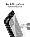 Shop Black Symbolic Pattern Printed Glass Back Case for Xiaomi Redmi Note 9 Pro Max-Design