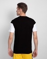 Shop Black White & Black 90's Vibe Panel T-Shirt-Design