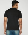 Shop Black-White Contrast Collar Pique Polo T-Shirt-Design
