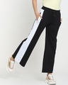 Shop Black -White Fashion Pyjama Pant AW 21-Front
