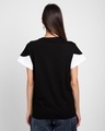 Shop Black-White-Neon Green 90's Vibe Boyfriend Panel T-Shirt-Design