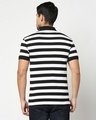 Shop Black & WhiteHalf Sleeve Stripes Polo-Full
