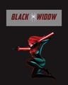 Shop Black Widow Neon Boyfriend T-Shirt