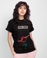 Shop Black Widow Neon Boyfriend T-Shirt