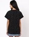 Shop Women's Black All Over Printed Boyfriend T-shirt-Design