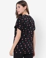 Shop Women's Black All Over Printed Boyfriend T-shirt-Design