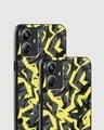 Shop Black Yellow Camo Premium Glass Case for Realme 10 Pro Plus 5G-Design