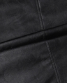 Shop Black Zip Pocket Faux Leather Jacket