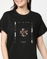 Shop Bloom Petals Boyfriend T-Shirt-Front