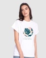 Shop Bloom Wildly Boyfriend T-shirt For Women's-Front