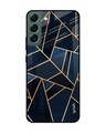 Shop Abstract Tiles Printed Premium Glass Cover for Samsung Galaxy S22 Plus 5G (Shock Proof, Lightweight)-Front