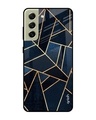 Shop Abstract Tiles Printed Premium Glass Cover for Samsung Galaxy S21 FE 5G (Shock Proof, Lightweight)-Front