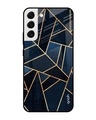 Shop Abstract Tiles Printed Premium Glass Cover for Samsung Galaxy S22 5G(Shock Proof, Lightweight)-Front