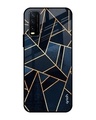 Shop Abstract Tiles Printed Premium Glass Cover for Vivo Y20 (Shock Proof, Lightweight)-Front