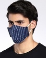 Shop Blue All Over Printed Everyday Mask