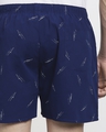 Shop Blue AOP Abstract Print Boxers