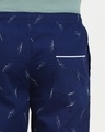 Shop Men's Blue All Over Abstract Printed Pyjamas