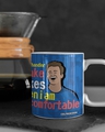 Shop Blue Chandler Jokes Coffee Mug-Design
