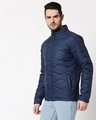 Shop Blue Chill Block Wave Puffer Jacket-Design