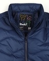 Shop Blue Chill Block Wave Puffer Jacket
