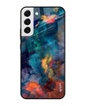 Shop Cloudburst Printed Premium Glass Cover for Samsung Galaxy S22 5G (Shock Proof, Lightweight)-Front
