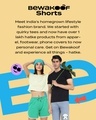 Shop Blue Colorblock Shorts
