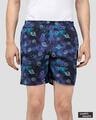 Shop | Blue Galaxy Boxer Shorts | Night Sky Boxers-Front