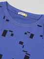 Shop Men's Blue AOP Oversized T-shirt