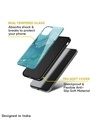 Shop Blue Golden Glitter Premium Glass Case for Apple iPhone 12 Mini (Shock Proof, Scratch Resistant)-Design