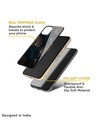 Shop Blue Golden Leaves Metallic Glod Premium Glass Case for Apple iPhone 13 Pro-Full