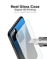 Shop Blue Grey Ombre Premium Glass Case for OnePlus 7 (Shock Proof, Scratch Resistant)-Full