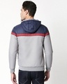 Shop Men's Blue & Grey Color Block Puffer Jacket-Full