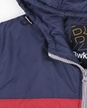 Shop Men's Blue & Grey Color Block Puffer Jacket