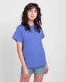 Shop Blue Haze Boyfriend T-Shirt-Front