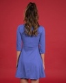 Shop Blue Haze Flared Dress-Full