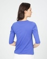 Shop Blue Haze Round Neck 3/4th Sleeve T-Shirt-Full