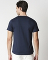 Shop Blue Henley Half Sleeve T-Shirt-Full
