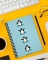 Shop Blue Penguins Notepad (50 Pages)-Front