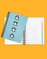 Shop Blue Penguins Notepad (50 Pages)-Design